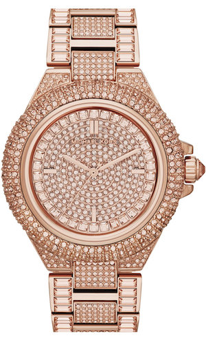  Michael Kors 'Camille' Crystal Encrusted Bracelet Watch, 44mm