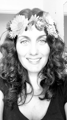 Betty bake, Bernice, Cape Town, Black and White, blogger, food blog, healthy eating, health coach, women, woman, flower crown, smile, 