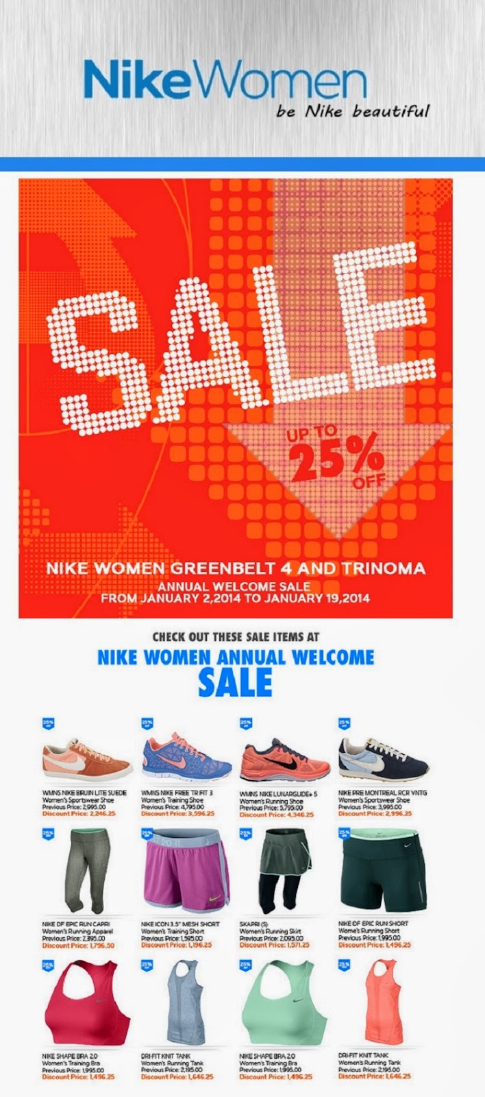 nike outlet trinoma