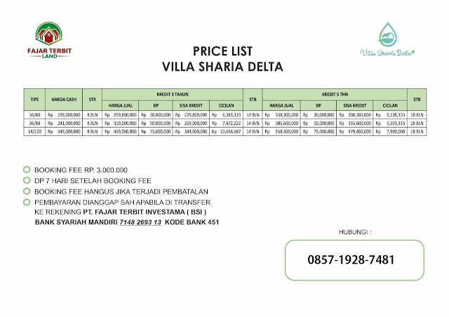 Cluster Villa Sharia Delta