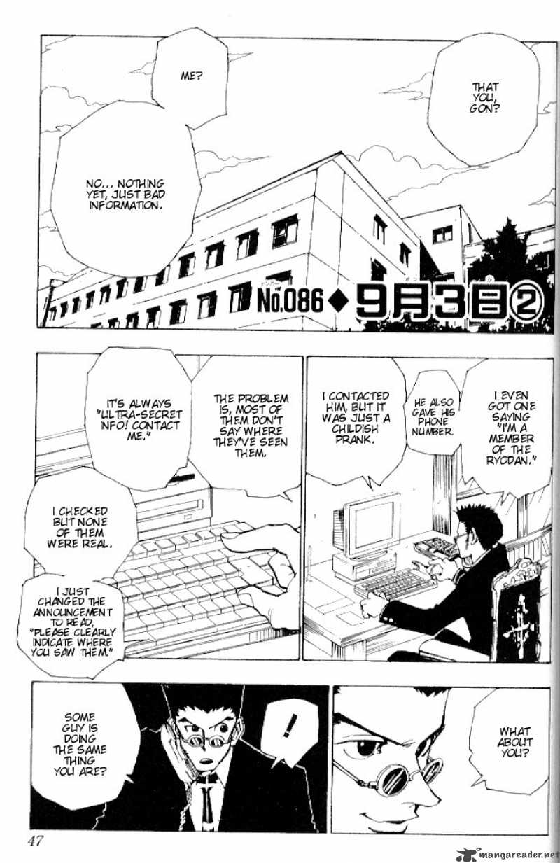 Hunter Hunter Chapter 86 Hunter Hunter Manga Online