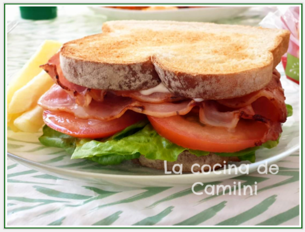 Sándwich BLT (La cocina de Camilni) Sándwich BLT (La cocina de Camilni)