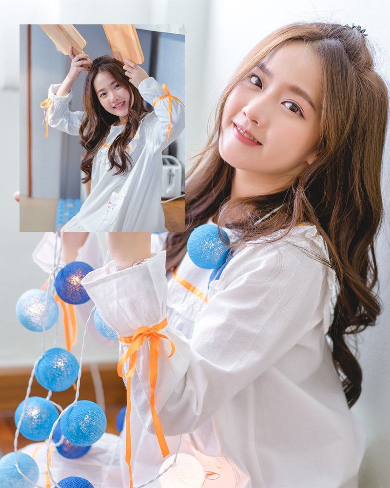Cutest Thailand model - Kamonravee Korsampan (Aueyauey เอ๋ยเอ้ย) - Home alone - TruePic.net