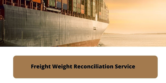 Freight Weight Reconciliation