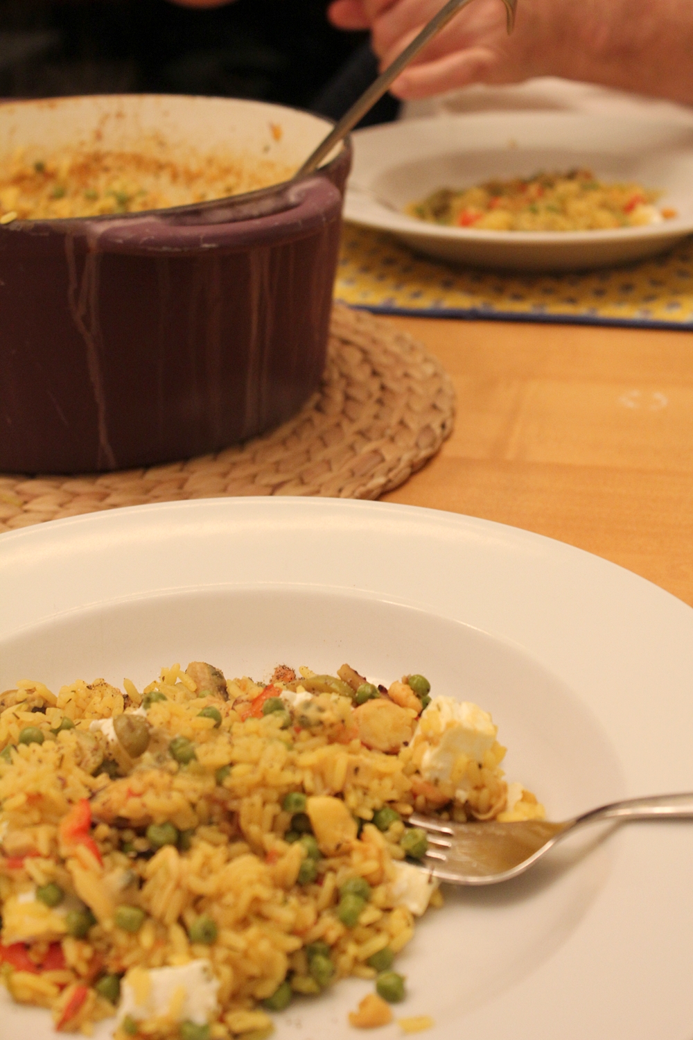 Wolkenfees Küchenwerkstatt: Paella mit Meeresfrüchten Wolkenfees Küchenwerkstatt: Paella mit Meeresfrüchten