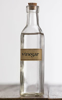 Vinagre. Botella de Vinagre.