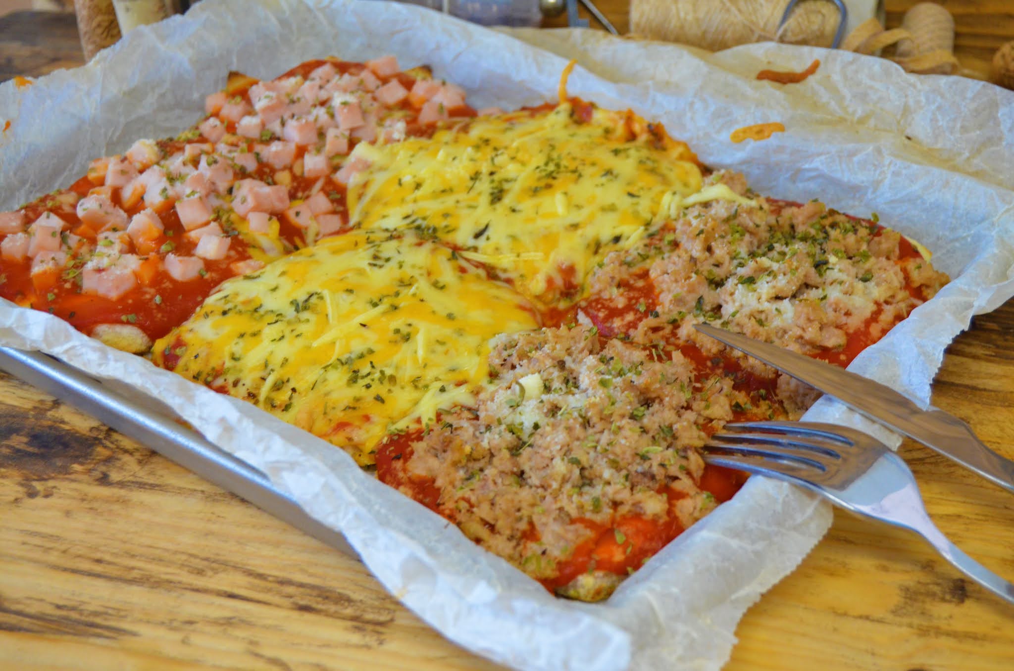 LAS DELICIAS DE MAYTE Pizza de pan de molde al horno (3 recetas