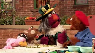Telly, Baby Bear, Sesame Street Episode 4325 Porridge Art season 43