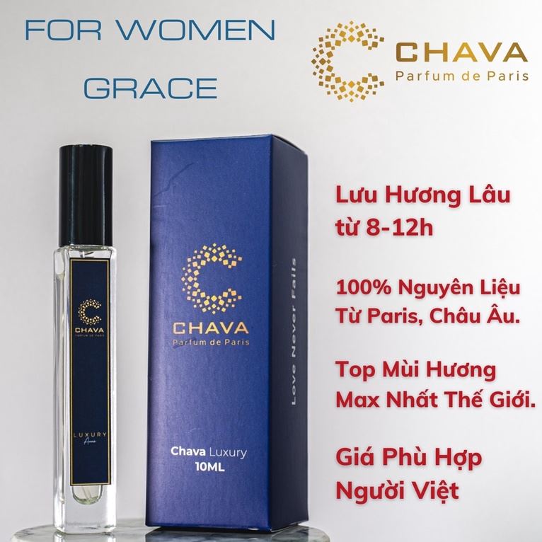 NƯỚC HOA MINI LUXURY GRACE 10ML – CHAVA