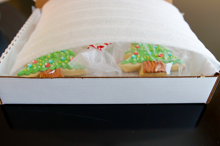 how to package decorated cookies for shipping