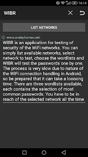 شرح وتحميل تطبيق WIBR لاختراق الواي فاي WIFI عبر تقنية BruteForce