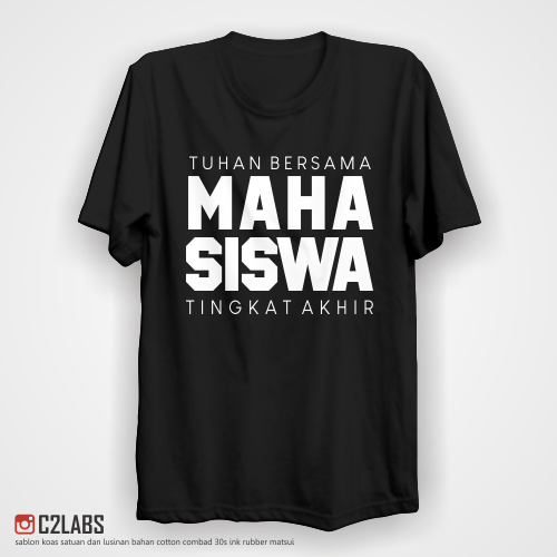 Sablon Kaos Kampus Keren Desain Sendiri