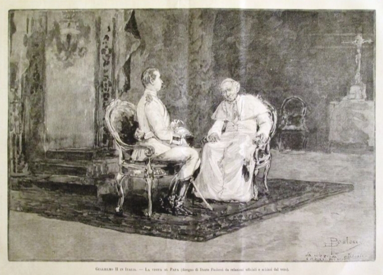 Rerum Romanarum Visita di Guglielmo II a Roma nel 1888
