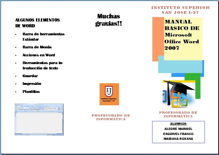 Como Se Hace Un Triptico En Word 2007