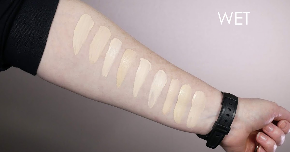 L'Oreal True Match Foundation in W0.5 Creamy Ivory Comparison Swatches