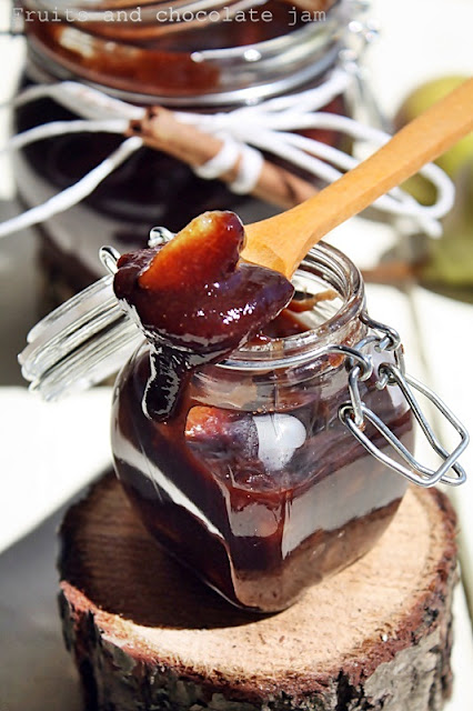 Dulceata de fructe cu ciocolata