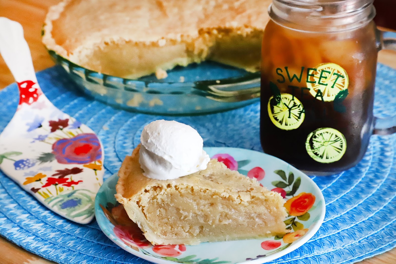 For the Love of Food Texas Sweet Tea Pie SummerDessertWeek