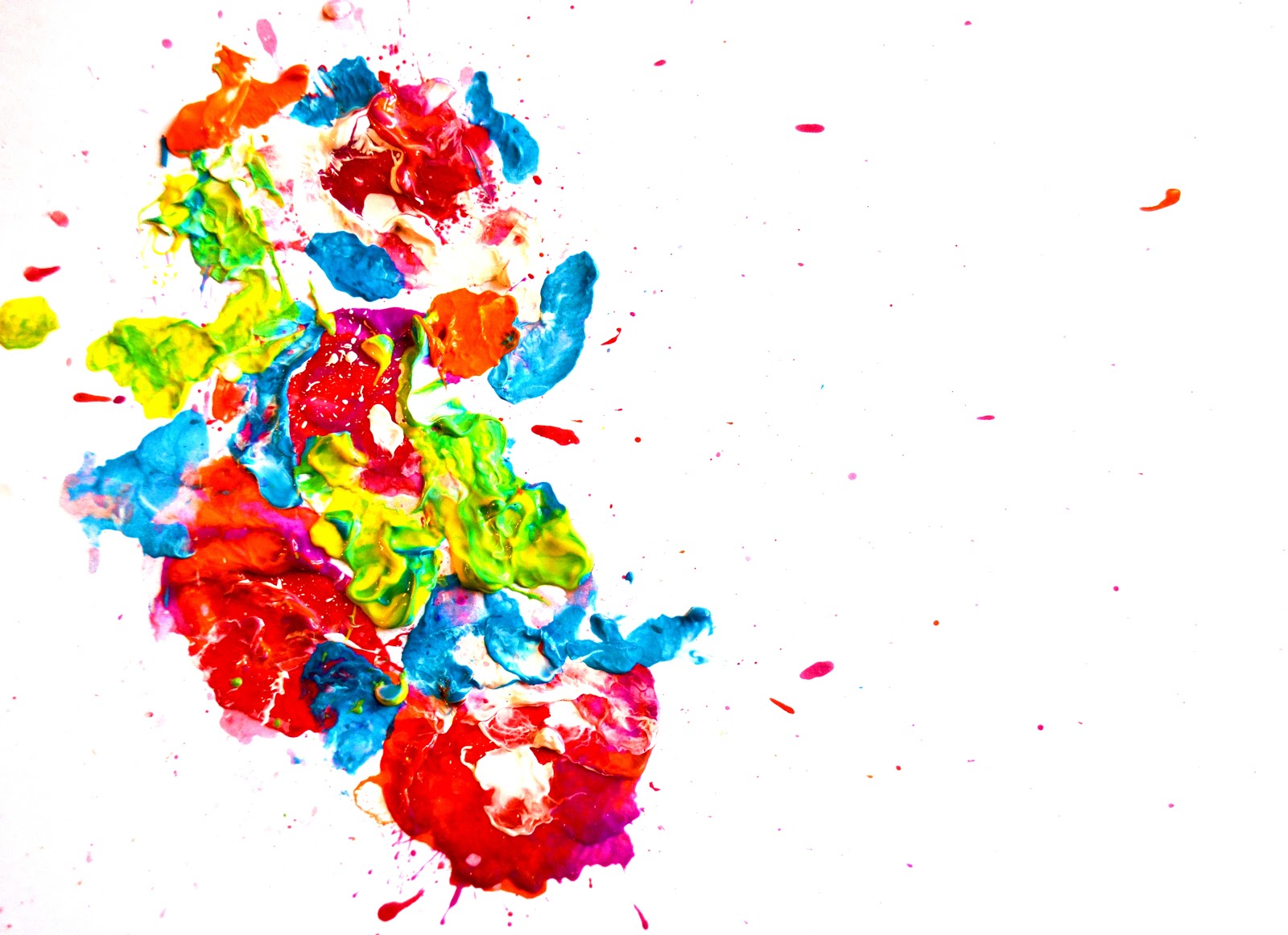 colormehappy: Blow painting - Fun art project using straw!