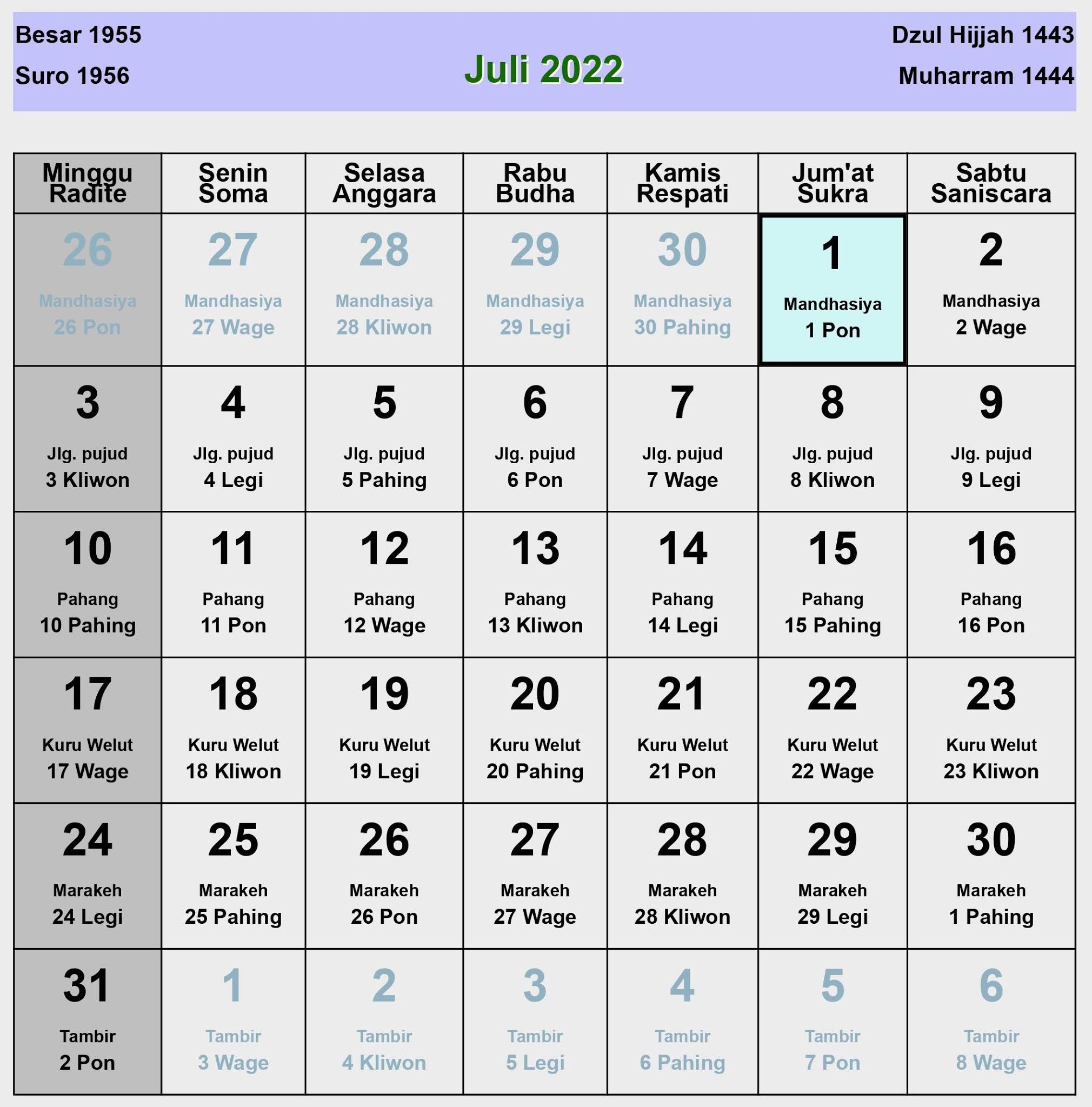 Kalender 2023 Lengkap Jawa Xls Imagesee
