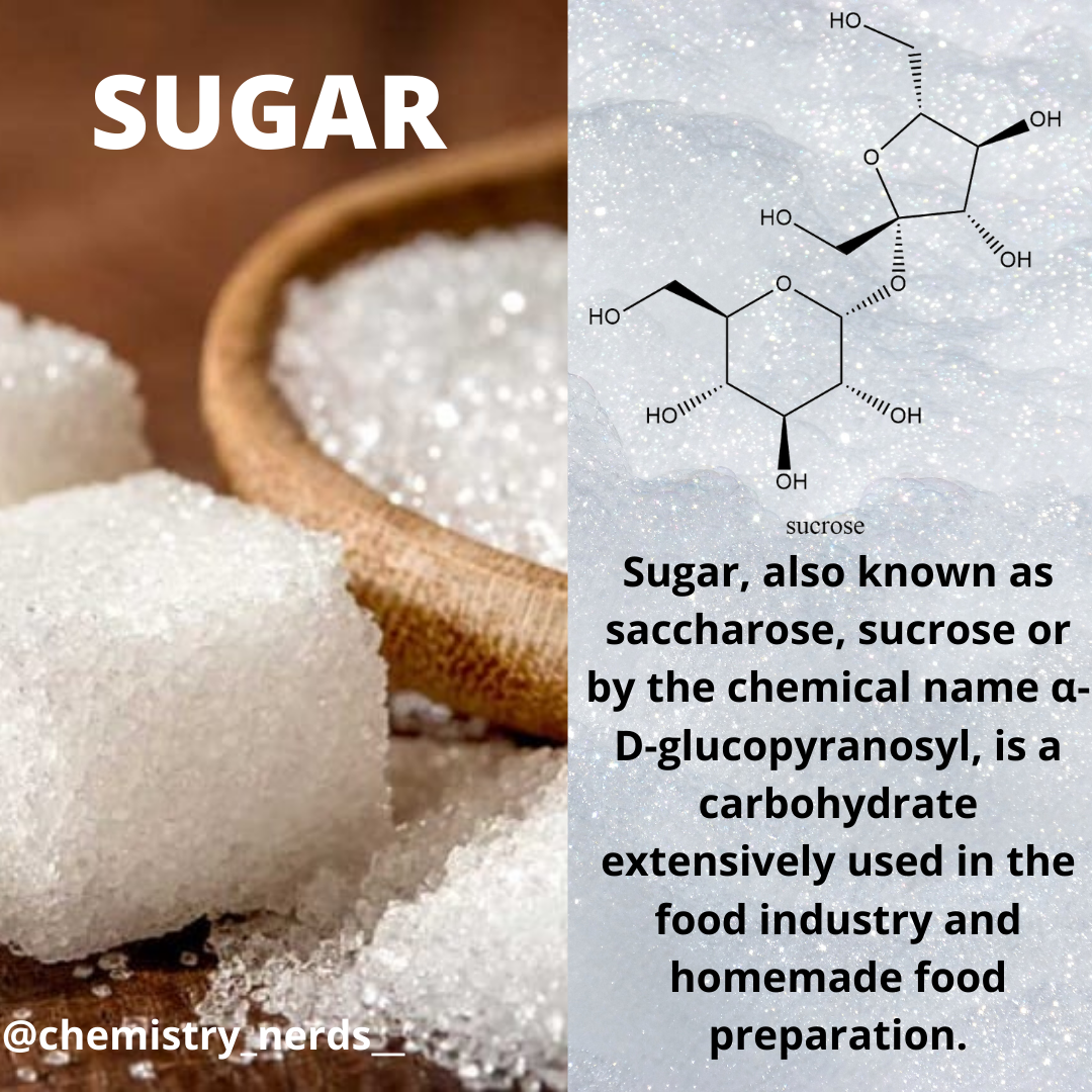 SUGAR MOLECULES/CHEMICAL FORMULA