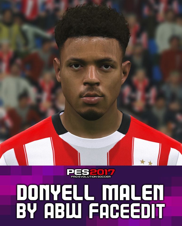 Donyell Malen Face Pes2017 By Abw Faceedit