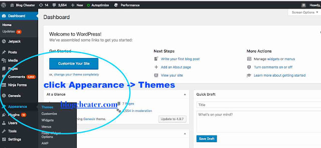 Come creare un sito Web WordPress | wordpress site install theme