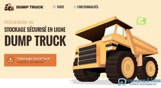 Dump Truck : le stockage en ligne sécurisé pour tous vos fichiers