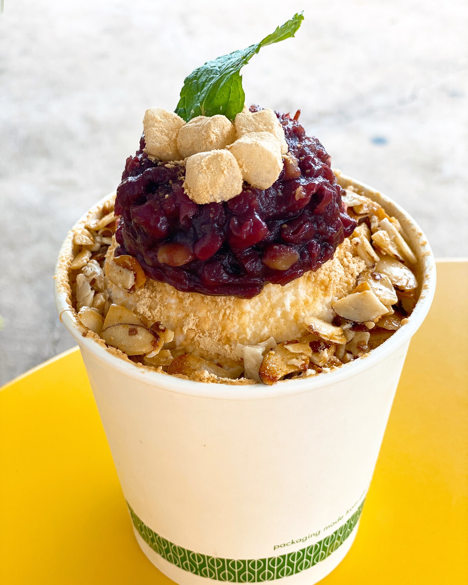 Hawaii Mom Blog Teaspoon Serving Bingsu inside Spoon Korean Kitchen