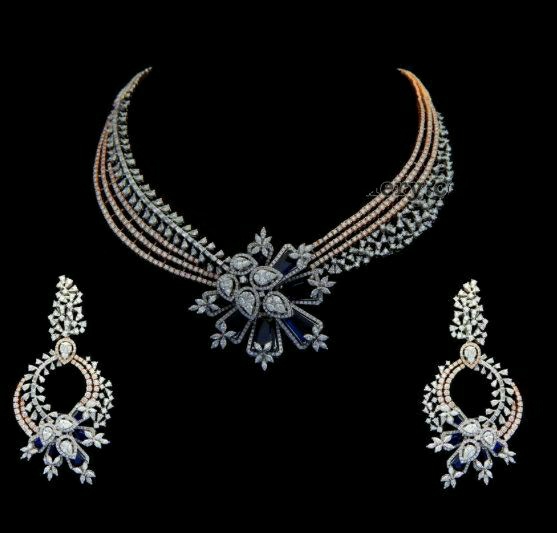 Designer diamond necklace