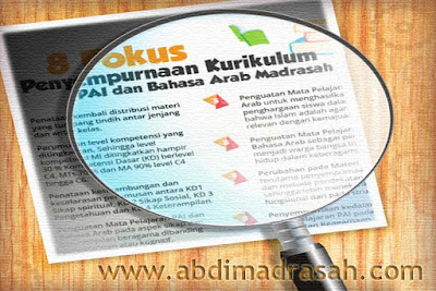 Fokus Penyempurnaan Kurikulum baru PAI dan Bahasa Arab pada Madrasah