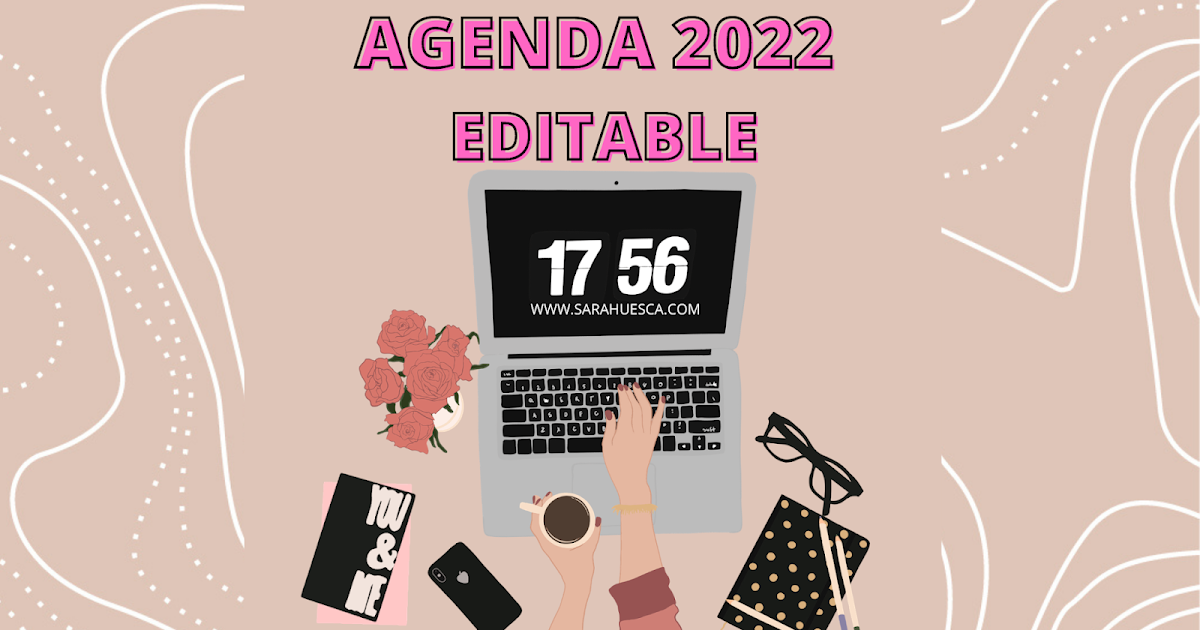 AGENDA 2022 PARA EDITAR E IMPRIMIR