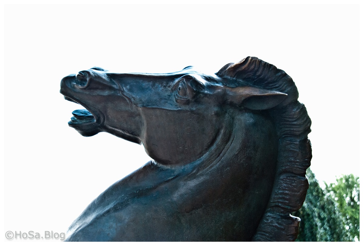 Kunst im öffentlichen Raum Steigendes Pferd Peter Otto Heim