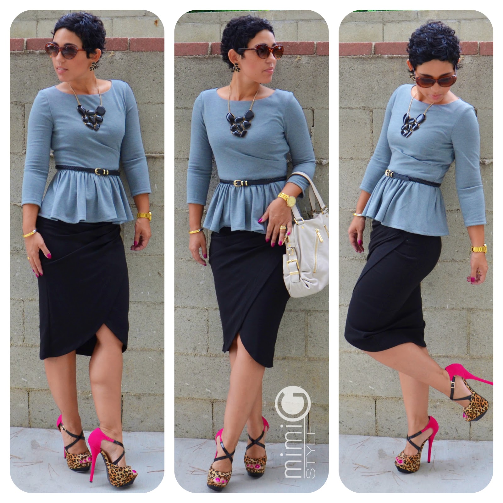 DIY Peplum Top And DIY Skirt Pattern Review B5672 V8711 Fashion DIY Peplum Top And DIY Skirt Pattern Review B5672 V8711 Fashion
