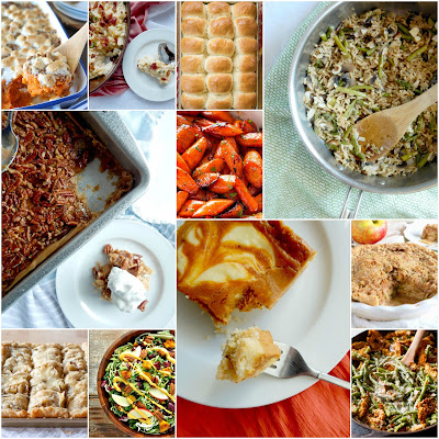 30 Side Dishes & Desserts for Thanksgiving....15 sides + 15 desserts! Everyones favorites hand-picked for your best Thanksgiving yet! Casseroles, pies, crockpot sides, cobblers and more. All your Thanksgving foods found here. 30 sides dishes & desserts for thanksgiving