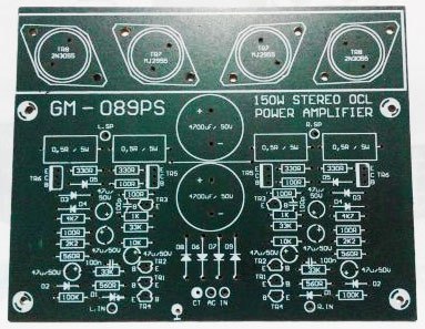 Rangkaian Power Amplifier OCL 150 Watt