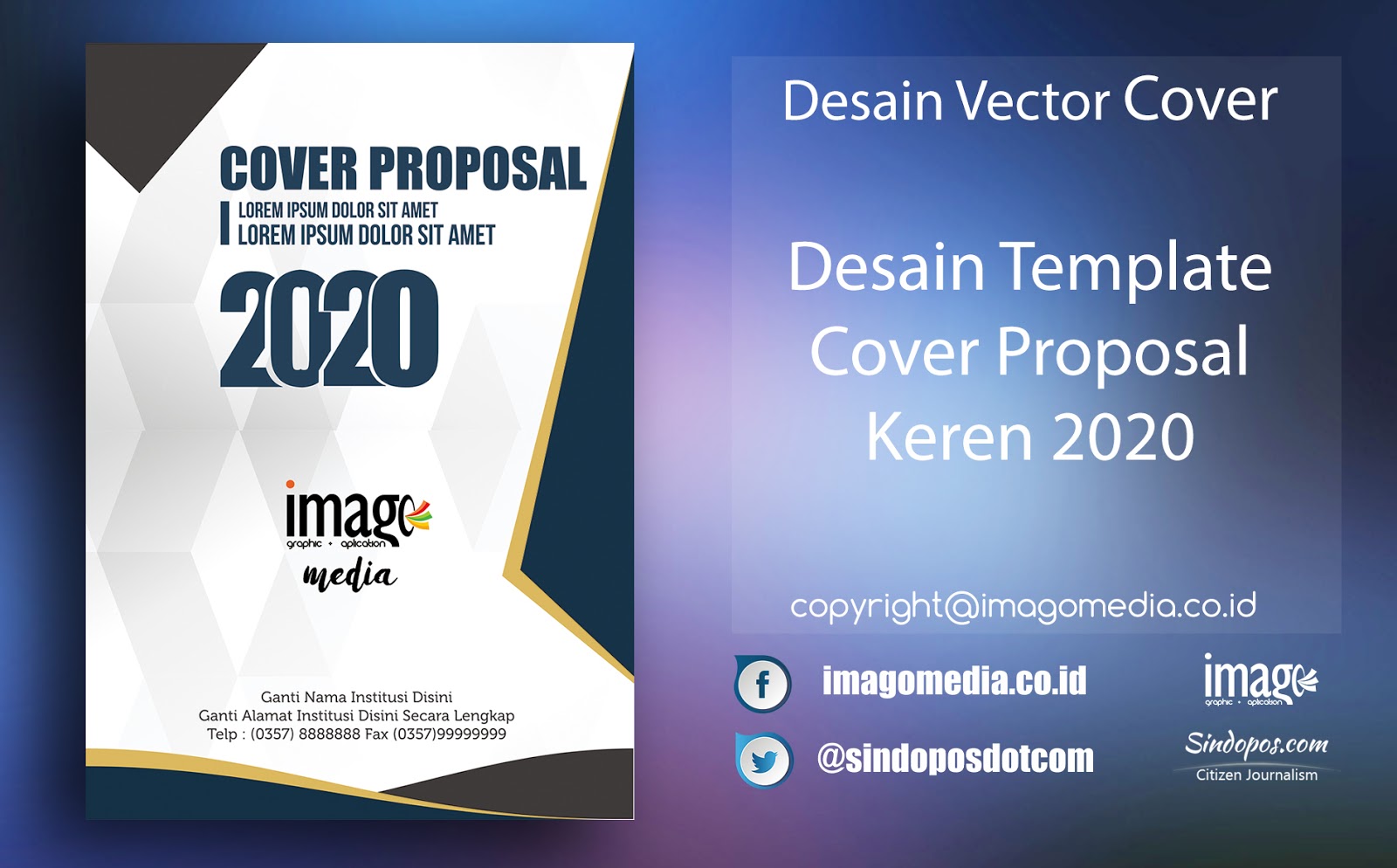 Desain Template Cover Proposal Kegiatan Terbaru 2020
