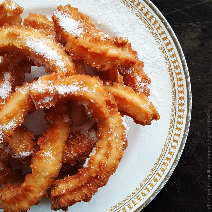 Recetas fáciles con arroz: Como hacer los churros mas ricos del mundo!!!  Sin gluten, sin lactosa y sin churrera!! Muy fáciles de preparar, archi  económicos y deliciosos (Incluye fototutorial)