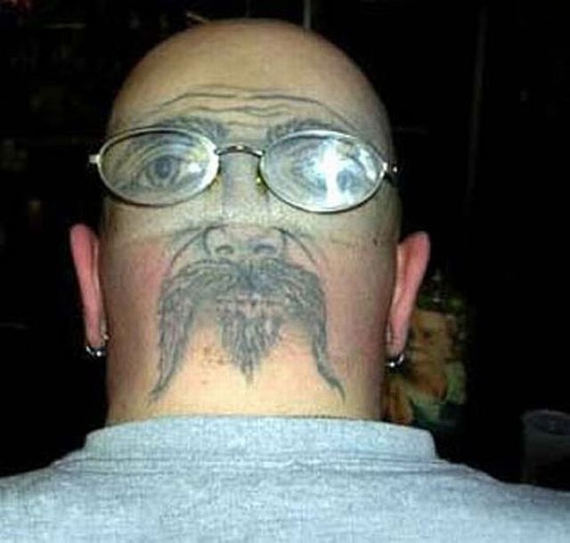 Crazy Tattoo Ink: Head Tattoo Designs