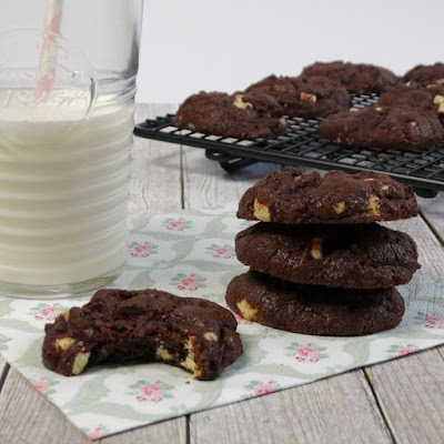 Black & White Double Chocolatechip Cookies 