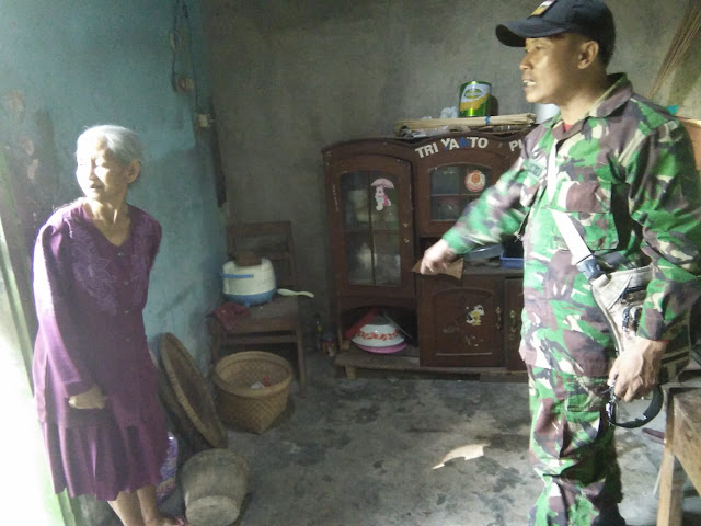 Jambanisasi TMMD Reg 105 Kodim Klaten Menyasar Ke rumah Mbah Hadi   
