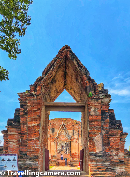 We loved walking around Wat Ratcha Burana in Ayutthaya and also sat around the trees in this complex. We recommend taking a round when you are at Wat Phra Mahathat to see Buddha Head surrounded by trunk of Banyan Tree.