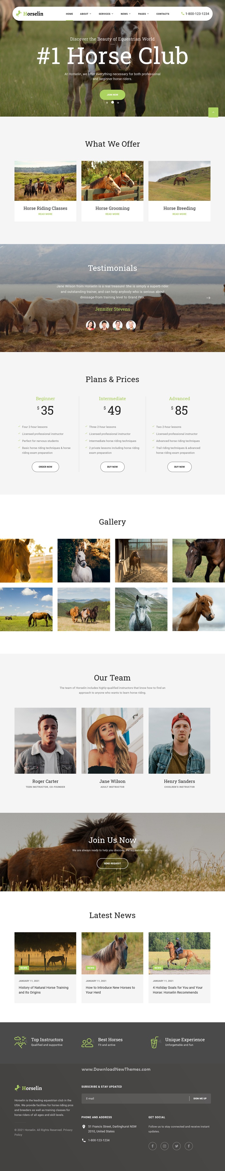 Elegant Animals Multipage Bootstrap Template