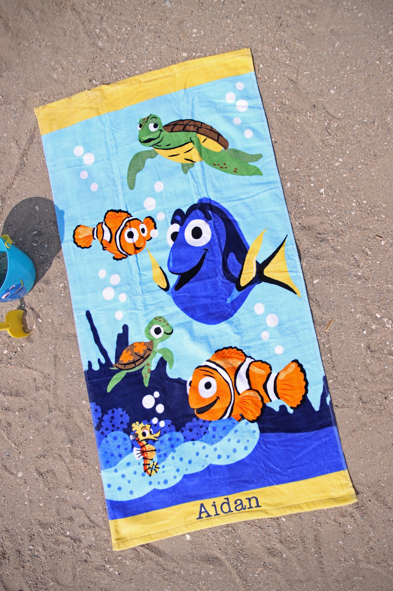 Dan the Pixar Fan Finding Nemo Personalized Beach Towel (Pottery Barn