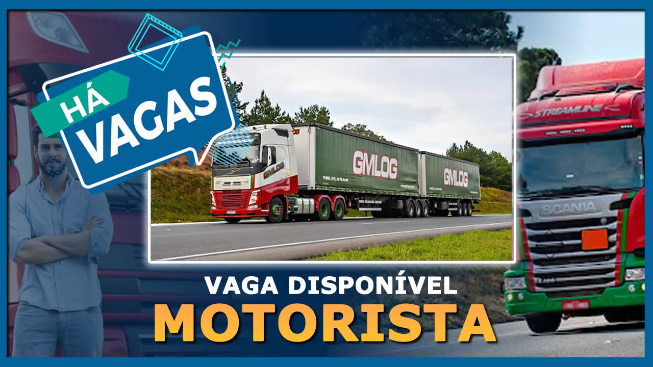 Transportadora GM Log abre vagas para motorista carreteiro