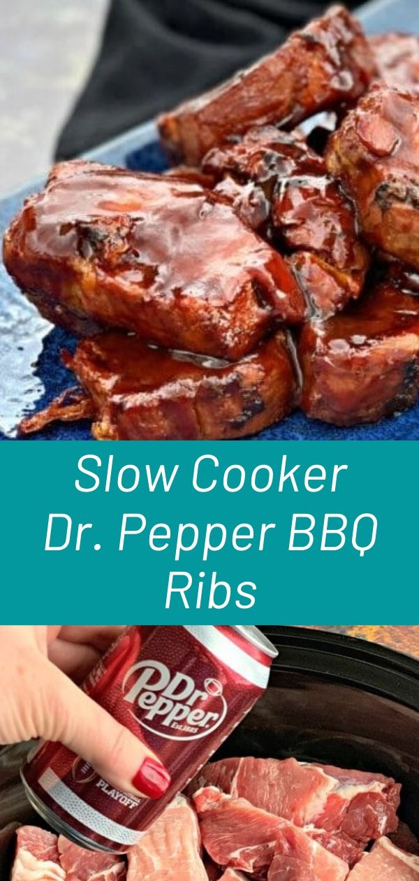 Slow Cooker Dr. Pepper BBQ Ribs GOOD FOOD RECIPES