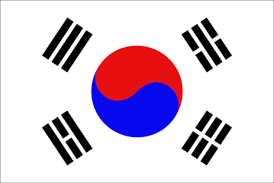  Gambar  Bendera Korea  Selatan GAMBAR  BENDERA NEGARA 