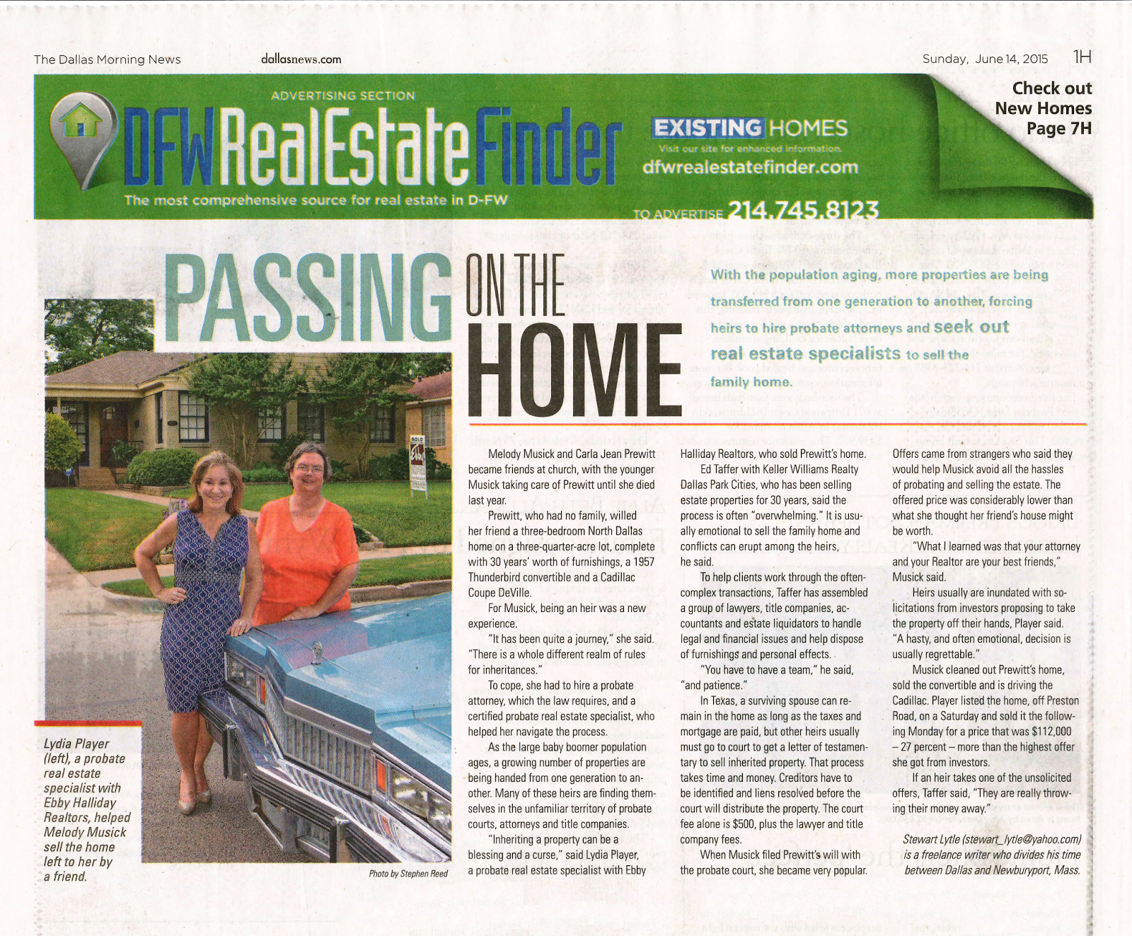 North Dallas Real Estate Selling an inherited home in Dallas