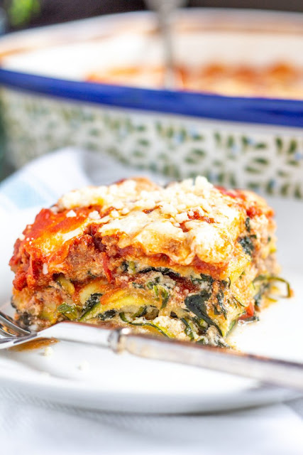 Zucchini Lasagna with Bolognese Sauce