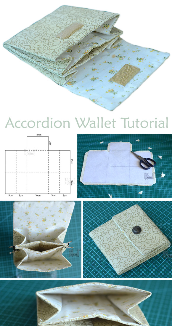 Accordion Wallet / Clutch Tutorial