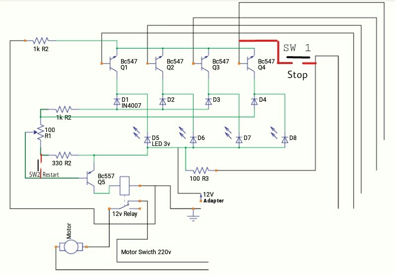 How to make water tank overflow auto cut off switch